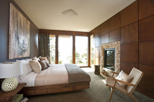 Дизайн спальни в стиле Модерн — актуальные особенности образа начала XX века + фото
