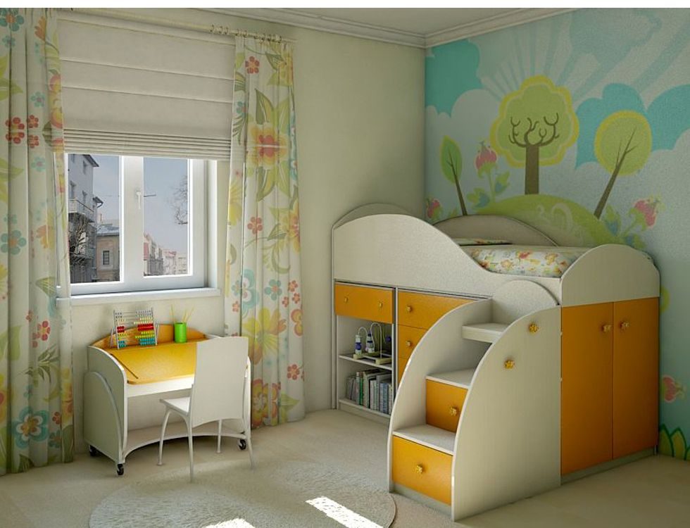Кровать в детскую комнату