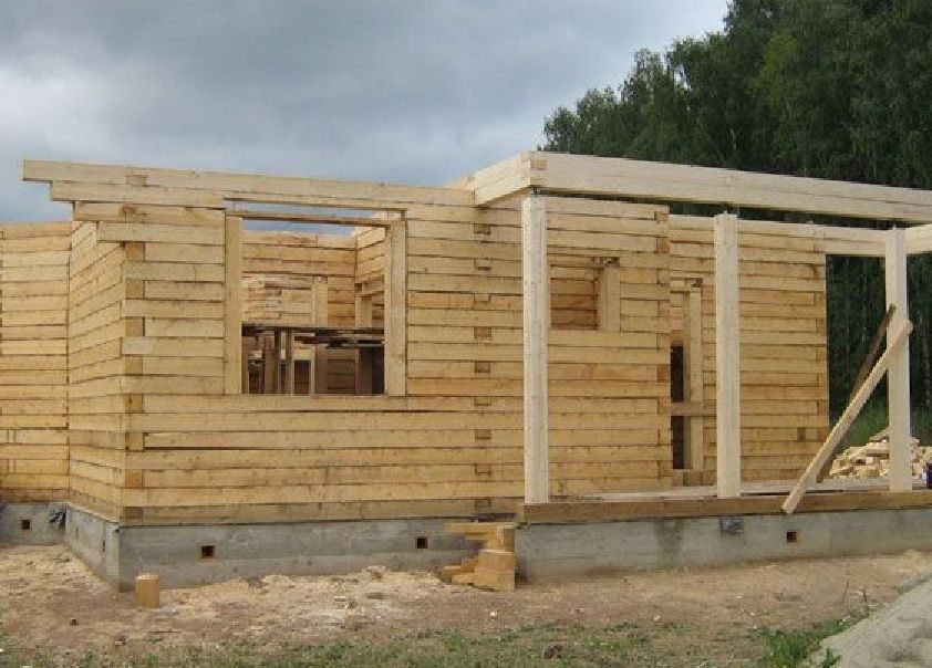 Строим из бруса деревянный дом