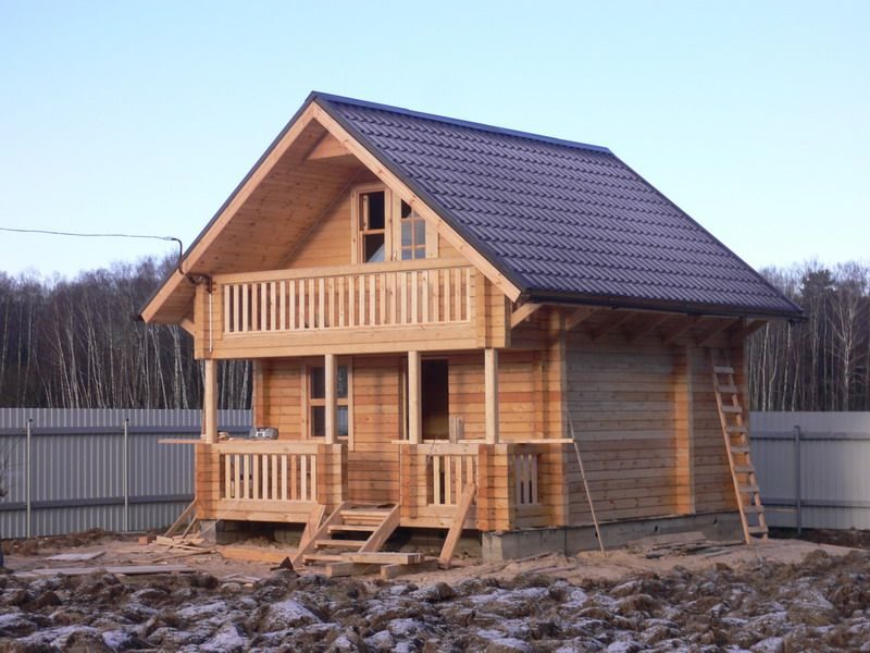 Строим из бруса деревянный дом