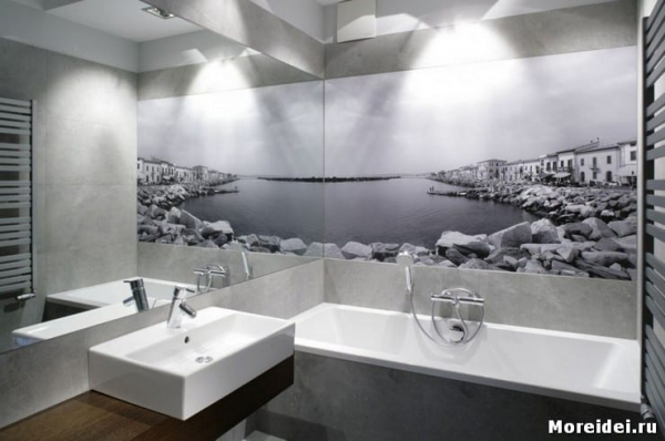 Дизайн стен ванной комнаты: основные принципы