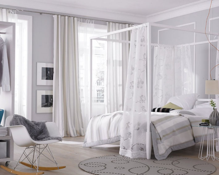 Красивые шторы в спальню — креативные идеи в фото