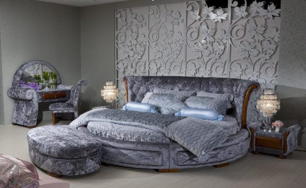 Круглые кровати для спальни – особенности использования в интерьере
