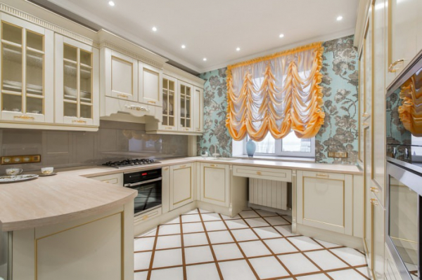 Современные шторы на кухню: особенности выбора, 90+ фото дизайна