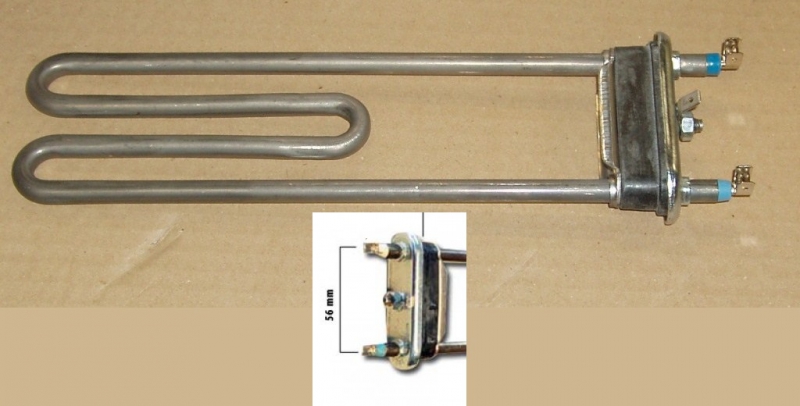 ТЭН – нагревательный элемент стиральной машины в фото