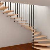 Типы конструкций винтовых лестниц